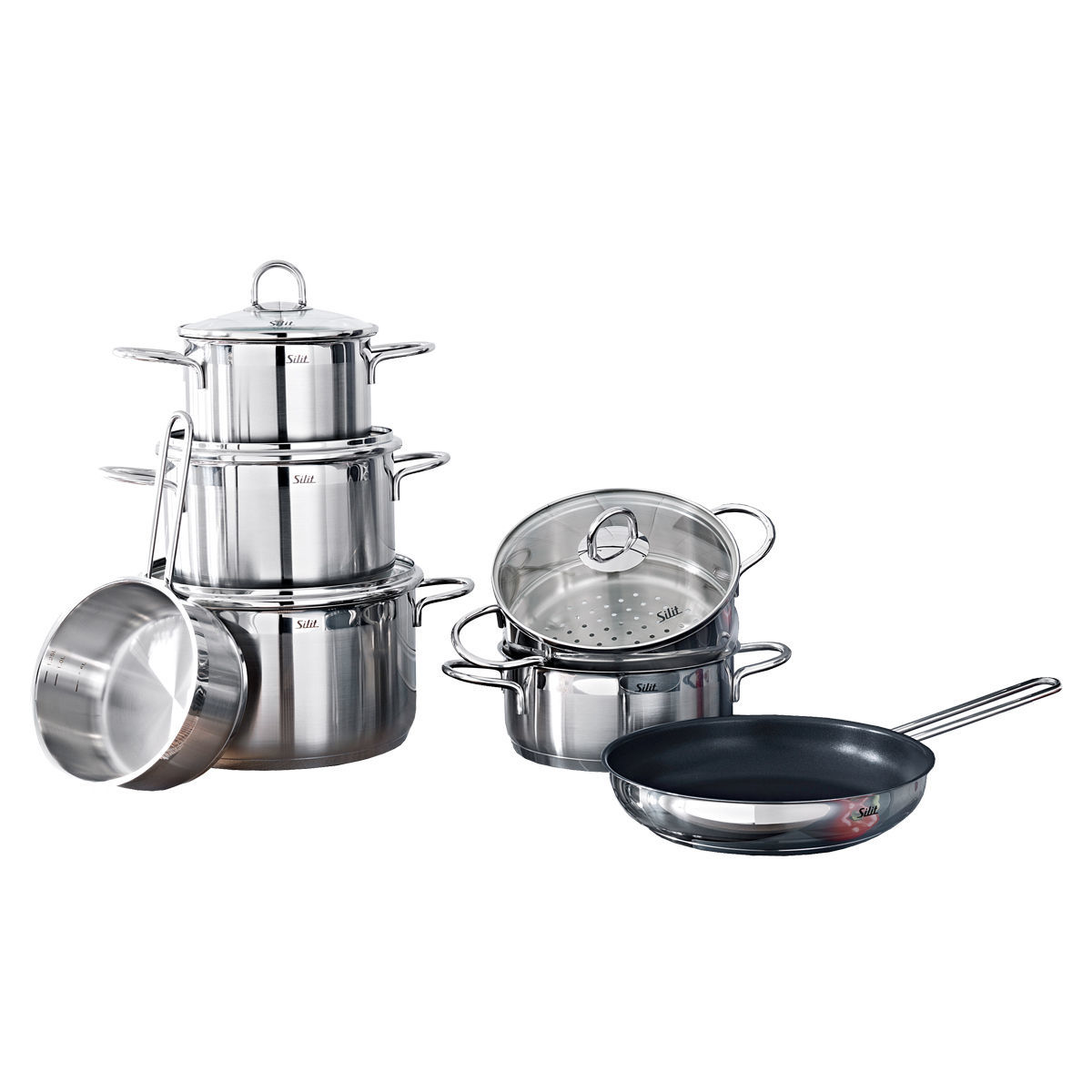 Bộ nồi Silit Diamant 7 chiếc