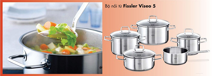 BỘ NỒI TỪ FISSLER VISEO 5 PIECE SET