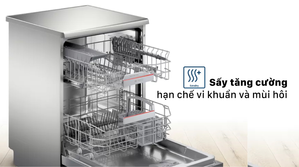 Máy rửa chén độc lập Bosch SMS2HAI12E - Sấy tăng cường Máy rửa chén độc lập Bosch SMS2HAI12E - Sấy tăng cường
