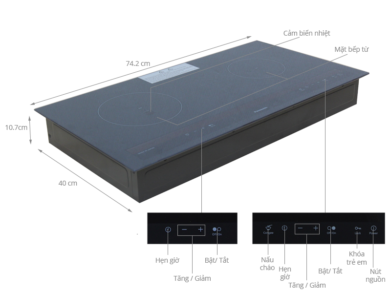 Bếp từ Panasonic KY-A227D