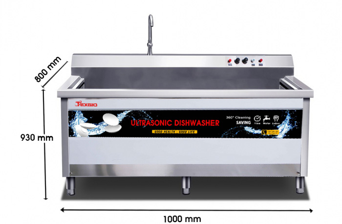 Máy rửa chén bát công nghiệp UltraSonic Texgio Luxury TGU-1000HS