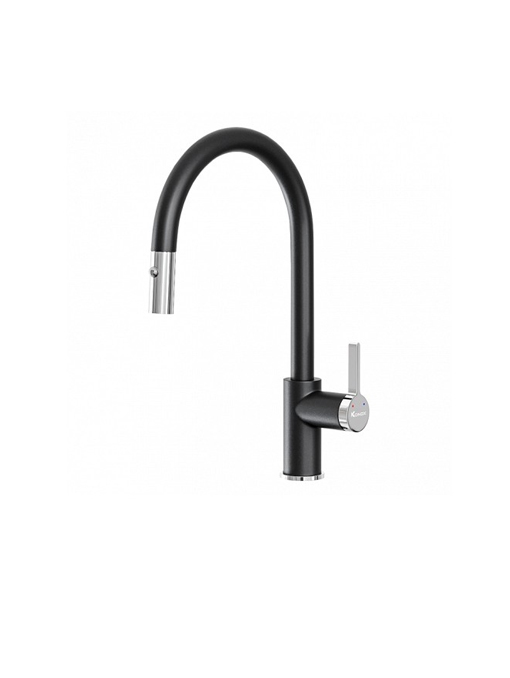 Vòi rửa bát dây rút Konox Alto Black