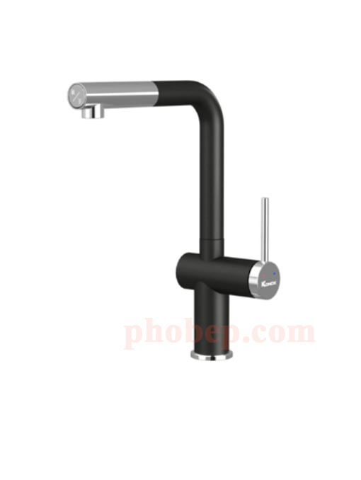 Vòi rửa bát dây rút konox Stream Smart Black