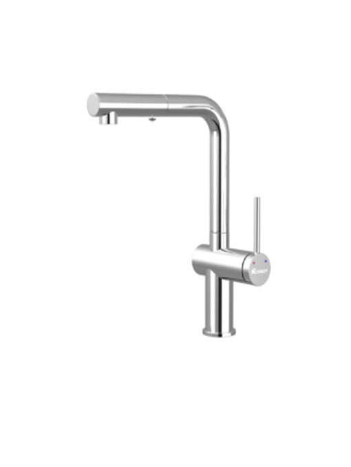 Vòi rửa bát dây rút konox Stream Smart Chrome