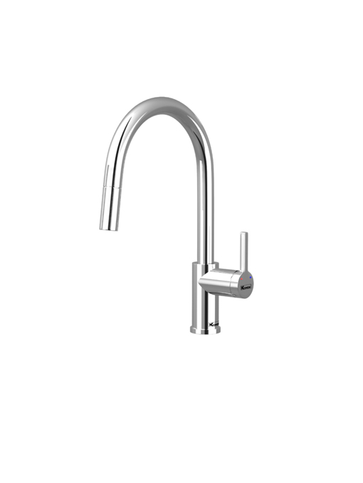 Vòi rửa bát dây rút Konox Alto Smart Chrome