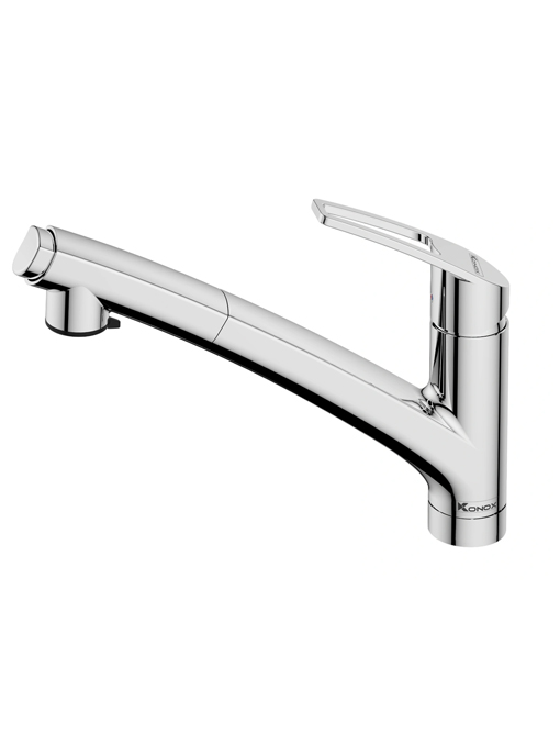 Vòi rửa bát dây rút Konox Kira Chrome