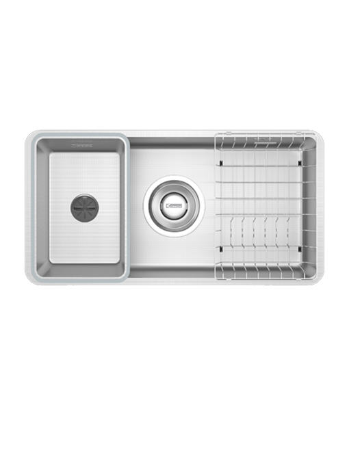 Chậu rửa bát 1 hố chống xước Konox Dekor 800SU