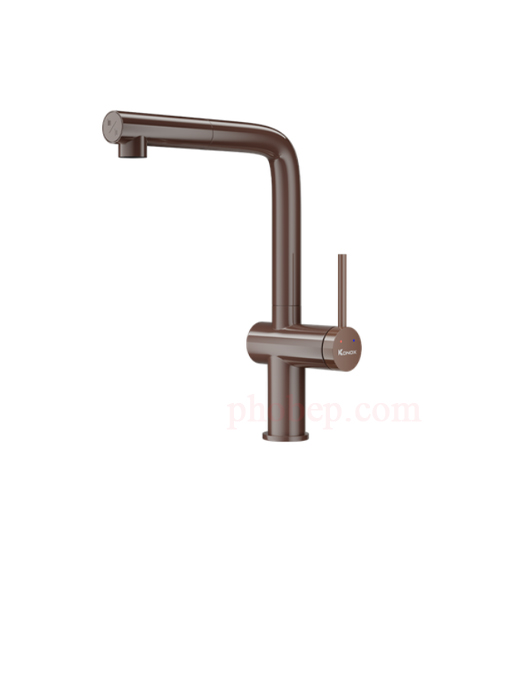Vòi rửa bát dây rút Konox Stream Smart Choco